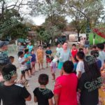 Realizan actividades lúdicas con niñas y niños de LC