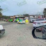 Bloquean carretera costera, en Caleta, para exigir mejor servicio de la CFE