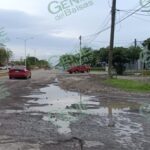 Develan lluvias obras mal hechas en calles de Coahuayana