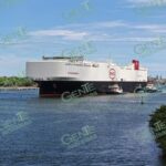 Buque BYD arriba por primera vez a Puerto Lázaro Cárdenas
