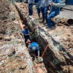Supervisan rehabilitación de red sanitaria en la colonia Isaac Arriaga