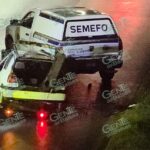 Dos hombres y una mujer, mueren en volcadura