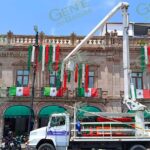 Morelia se engalana para recibir las Fiestas Patrias
