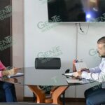 Se reúnen diputada Fabiola Alanís y secretario Raúl Zepeda