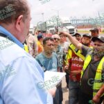 CONCLUYEN 24 HORAS DE BLOQUEO DE TRAILEROS AL RECINTO PORTUARIO DE LC