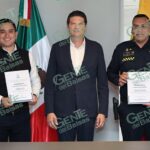 Entrega Alfonso Martínez nombramiento a Pablo Alarcón como Comisionado