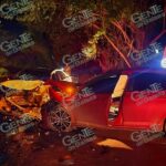 Choque en Caleta de Campos deja dos personas lesionadas