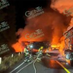 Queman tres tráileres en la carretera Morelia-Pátzcuaro