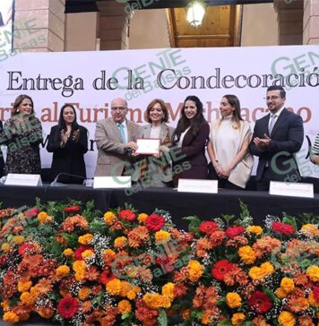 Entrega Congreso del Estado Condecoración “Mérito al Turismo Michoacano 2025” a Margarita Arriaga Pierres