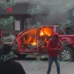 Nueva marcha estudiantil en Morelia, deja edificios vandalizados