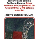 Mantienen alerta por intentos de venta ilegal de terrenos en La Mira