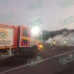 Volcadura de pipa en la Siglo XXI no dejó víctimas