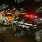 Federales buscan a comando que asaltó tráiler nodriza