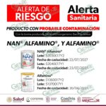 Cofepris emite alerta sanitaria por lotes de fórmula infantil Nestlé: SSM