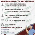 Seguirán macrocentros vacunales contra sarampión en Lázaro Cárdenas