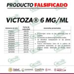 Cofepris emite alerta sanitaria por falsificación del medicamento Victoza