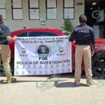 Asegura FGE dos unidades con irregularidades en Tarímbaro