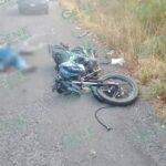 Fallece motociclista en accidente carretero