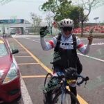 Nueva meta cumplida, dice Rafael Zarco tras pedalear de LC a Veracruz