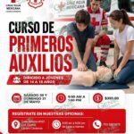 Cruz Roja invita a población joven a capacitarse en primeros auxilios