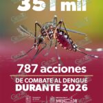 Refuerza SSM combate al dengue con más de 351 mil tareas de prevención