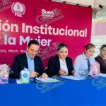 Por instrucción del Fiscal General Carlos Torres Piña, FGE fortalece coordinación con Ayuntamiento de Zamora en favor de las mujeres