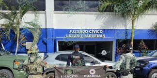 Aseguran arma y vehículo en Caleta de Campos