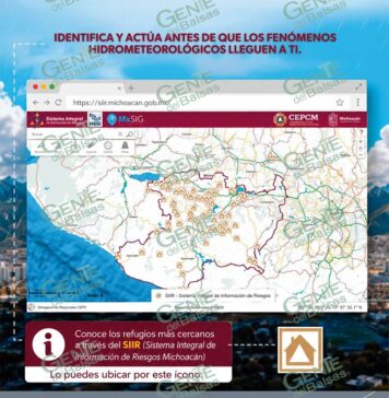 Michoacán listo para enfrentar lluvias y ciclones; Protección Civil cuenta con 256 refugios temporales