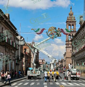 Morelia se viste de colores Patrios
