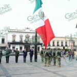 Alfonso Martínez Alcázar encabeza izamiento de Bandera y da inicio a los festejos patrios en Morelia