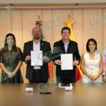 Firma Alfonso Martínez vinculación de Morelia a Red de Deporte y Desarrollo en América Latina