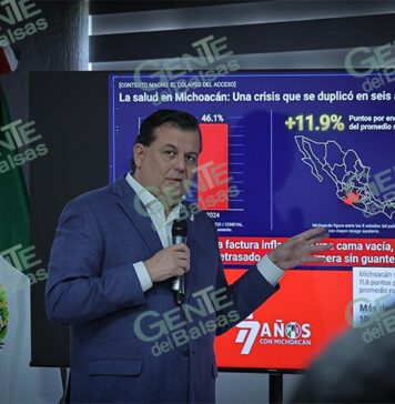 Denuncia Memo Valencia corrupción en la construcción del IMSS de Uruapan por la empresa CreaMedic